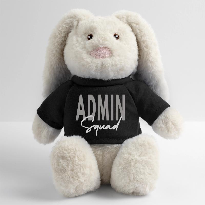 Admin Squad Assistant Team Administrator MiniFeet® RecycelHase® Bunny Cream