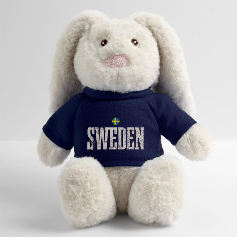 Suède Lapin en peluche recyclé MiniFeet® Crème