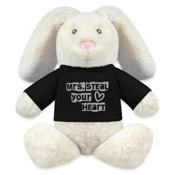 Mrs. steal your heart heartbreaker - MiniFeet® RecycelHase® Bunny Cream - black - Front