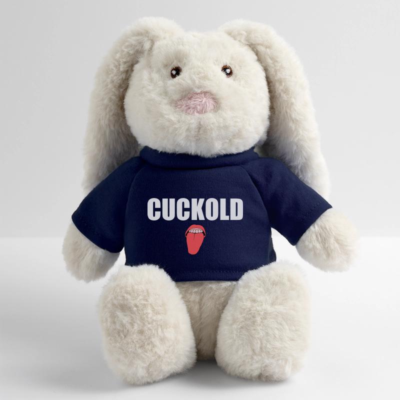Cuckold Lapin en peluche recyclé MiniFeet® Crème