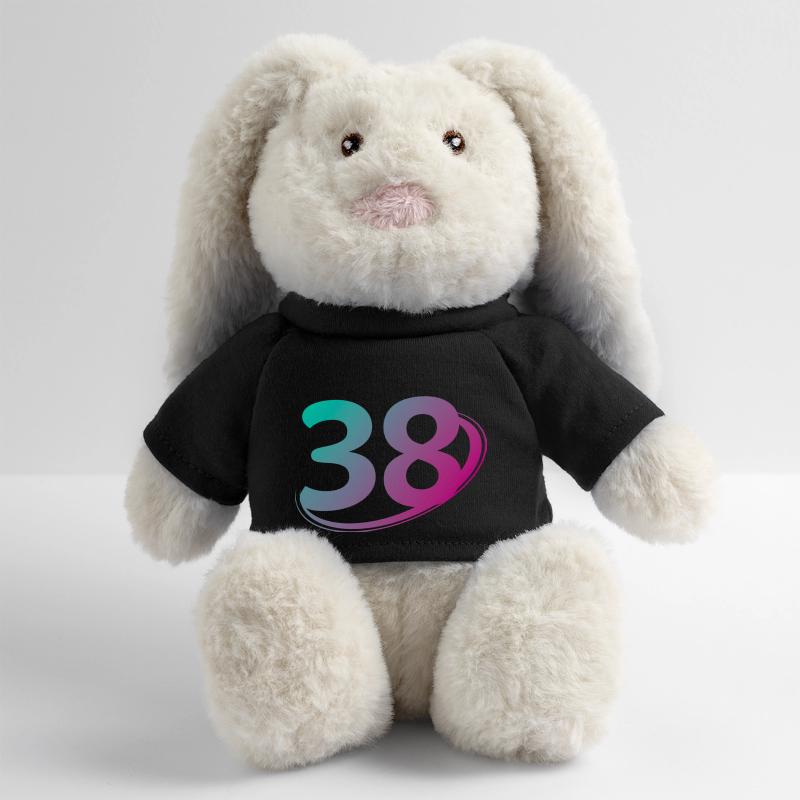 Number 38 multicolor MiniFeet® RecycelHase® Bunny Cream
