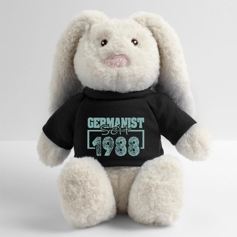 Germaniste 1988 Lapin en peluche recyclé MiniFeet® Crème