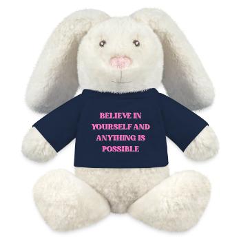 Believe - MiniFeet® RecycelHase® Bunny Cream - french navy - Front