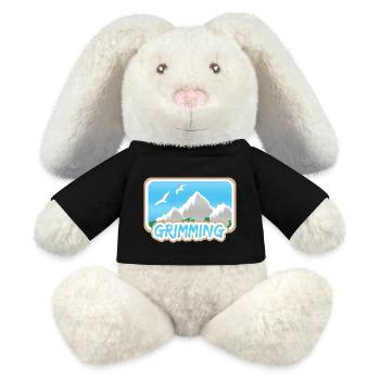 Grimming Grimming - MiniFeet® RecycelHase® Bunny Cream - black - Front
