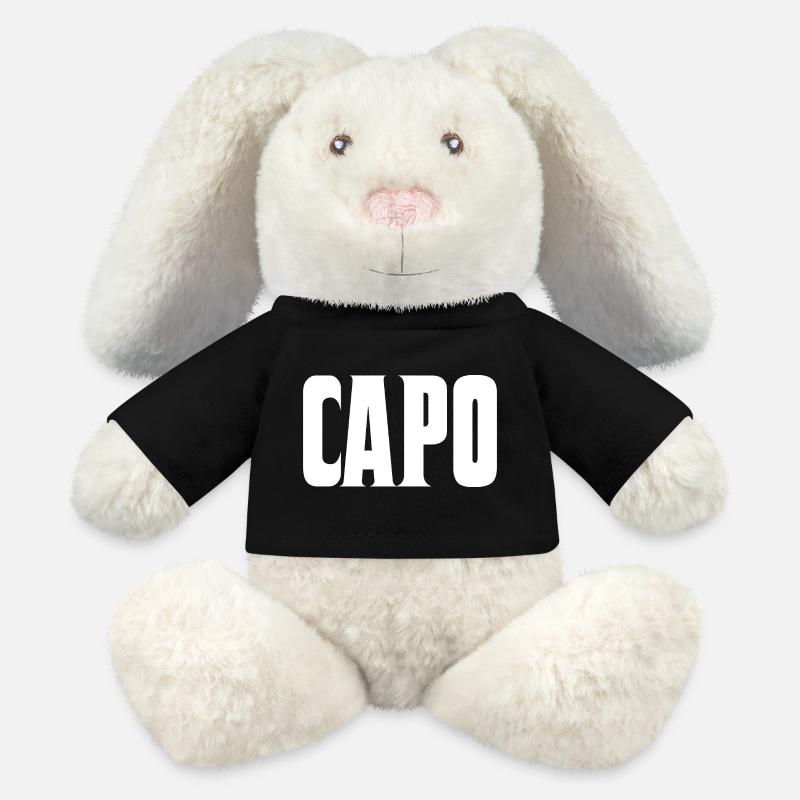 Capo - MiniFeet® RecycelHase® Bunny Cream - black