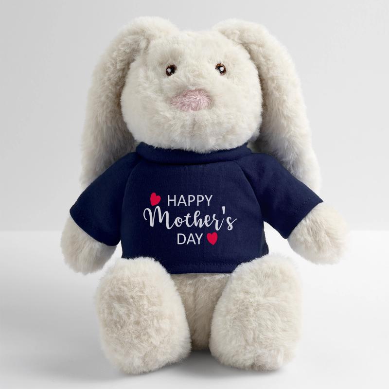 Happy Mother's Day Script Hearts MiniFeet® RecycelHase® Creme