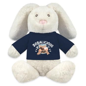 Optimistisch - Fröhlich Positiv - MiniFeet® RecycelHase® Creme - French Navy - Vorne