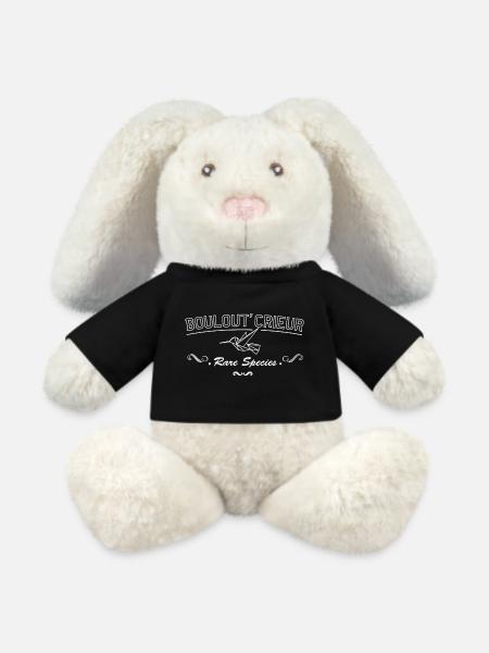 Boulout Crieur - MiniFeet® RecycelHase® Bunny Cream - black