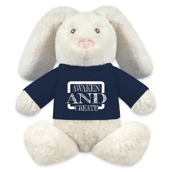 Creative Innovation Inner Enlightenment - MiniFeet® RecycelHase® Bunny Cream - french navy - Front