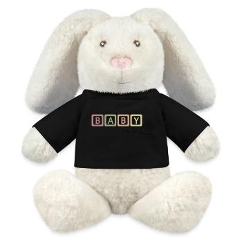 Baby loading… - MiniFeet® RecycelHase® Creme - Schwarz - Vorne