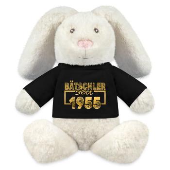 Single 1955 - MiniFeet® RecycelHase® Bunny Cream - black - Front