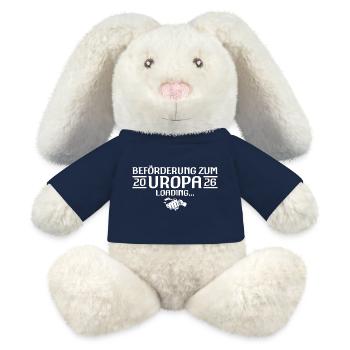 Uropa 2026 loading Schwangerschaftsverkündung - MiniFeet® RecycelHase® Creme - French Navy - Vorne