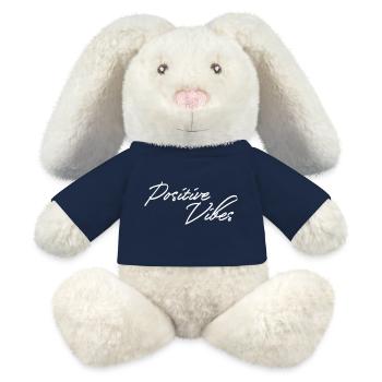 Positive Vibes - MiniFeet® RecycelHase® Bunny Cream - french navy - Front