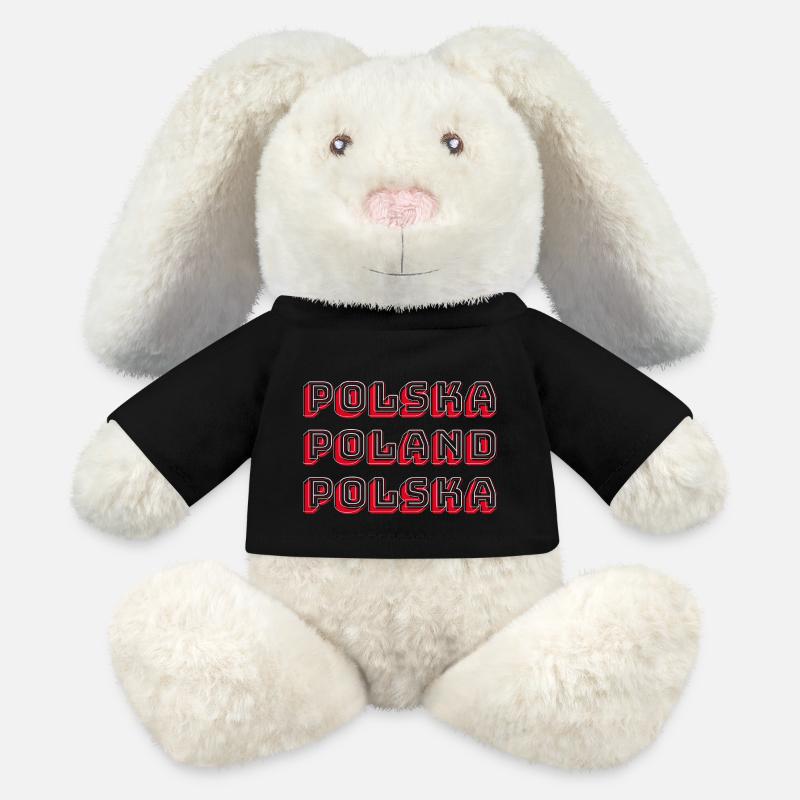 POLSKA POLEN - MiniFeet® RecycelHase® Creme - Schwarz