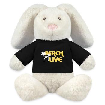 BEACH LIVE - MiniFeet® RecycelHase® Creme - Schwarz - Vorne