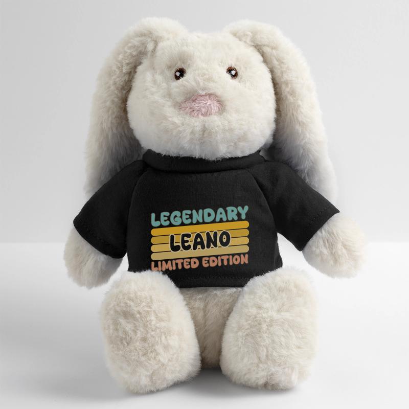 Leano als Name MiniFeet® RecycelHase® Creme