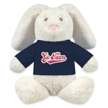 Go Team - MiniFeet® RecycelHase® Bunny Cream - french navy - Front