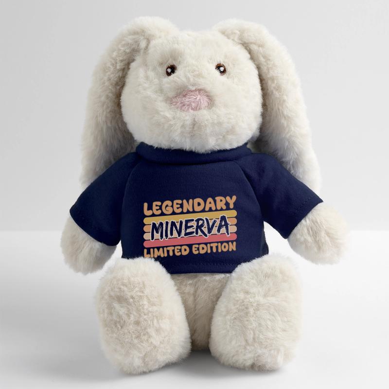 Minerva als Name MiniFeet® RecycelHase® Creme