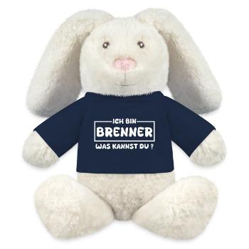 Brenner as a profession - MiniFeet® RecycelHase® Bunny Cream - french navy - Front