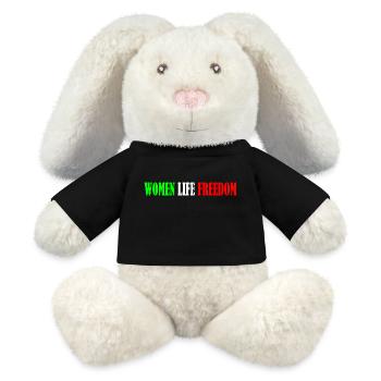 Women life freedom iran - MiniFeet® RecycelHase® Creme - Schwarz - Vorne