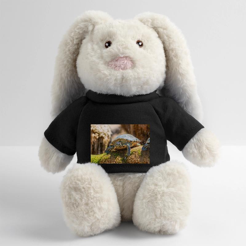 Trachemys scripta scripta scripta Lapin en peluche recyclé MiniFeet® Crème