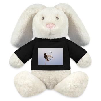 Bunting On Reeds - MiniFeet® RecycelHase® Bunny Cream - black - Front