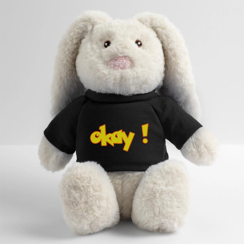 D’ACCORD Lapin en peluche recyclé MiniFeet® Crème
