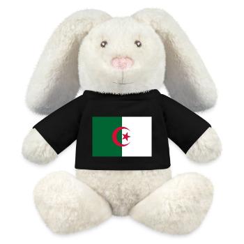 Algerien - MiniFeet® RecycelHase® Creme - Schwarz - Vorne