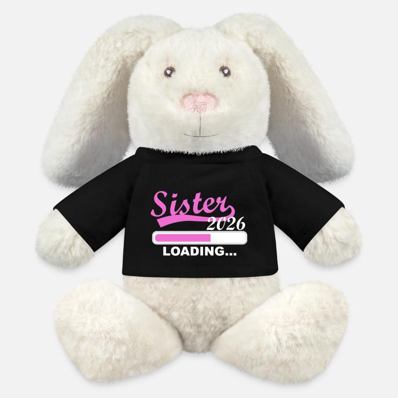 Loading Sister 2026 - MiniFeet® RecycelHase® Bunny Cream - black