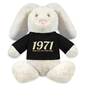 1971 - MiniFeet® RecycelHase® Bunny Cream - black - Front