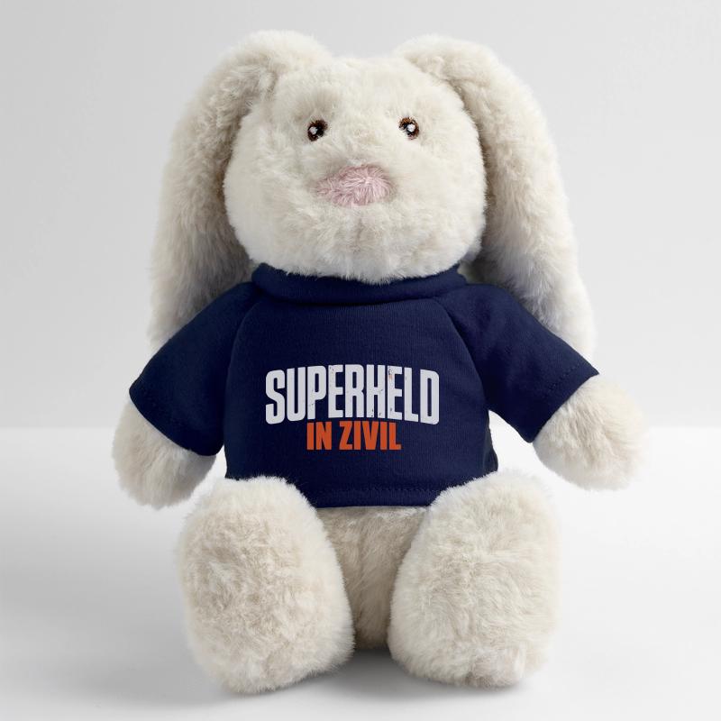 Superheld In Zivil Superhero Superhelden Kostüm MiniFeet® RecycelHase® Creme