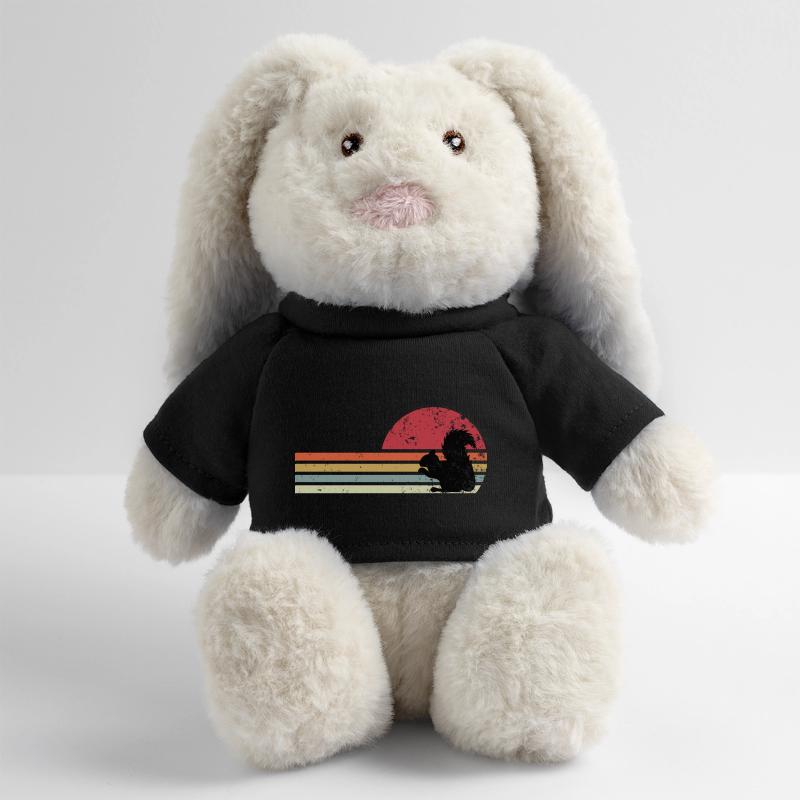 Retro-Eichhörnchen MiniFeet® RecycelHase® Creme