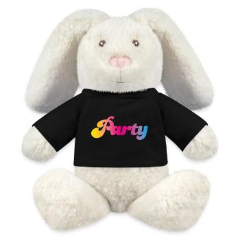 Party Course Celebrate Mallorca Colorful Color Fun - MiniFeet® RecycelHase® Bunny Cream - black - Front