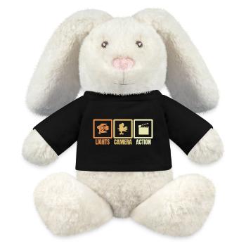 Film director - MiniFeet® RecycelHase® Bunny Cream - black - Front