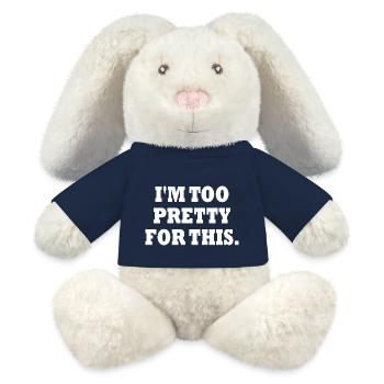 IM TOO PRETTY FOR THIS - MiniFeet® RecycelHase® Bunny Cream - french navy - Front