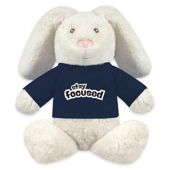 Stay Focused - MiniFeet® RecycelHase® Bunny Cream - french navy - Front