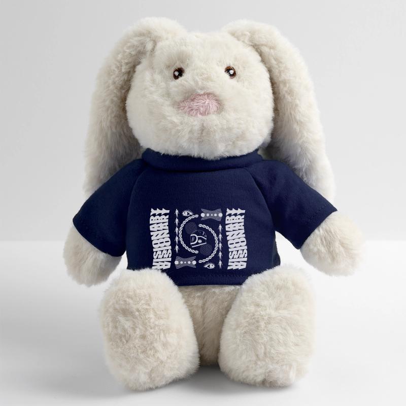 Visionnaire Lapin en peluche recyclé MiniFeet® Crème