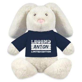 Anton - MiniFeet® RecycelHase® Creme - French Navy - Vorne