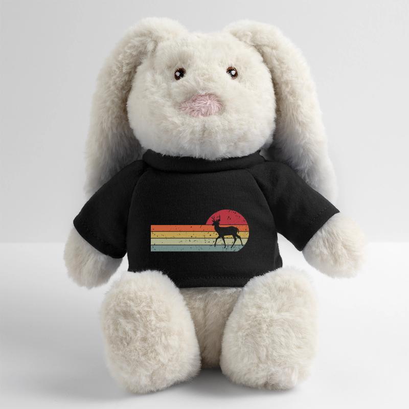chevreuil Lapin en peluche recyclé MiniFeet® Crème