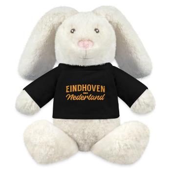 Eindhoven Nederland Vintage Font - MiniFeet® RecycelHase® Bunny Cream - black - Front