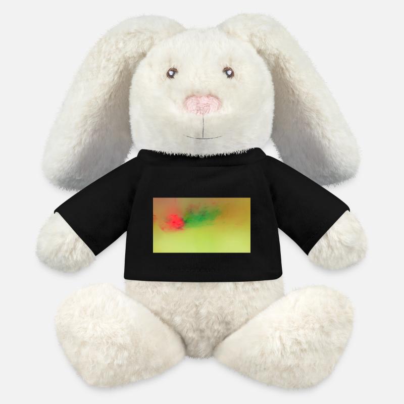 Neon Clouds 28 - MiniFeet® RecycelHase® Bunny Cream - black