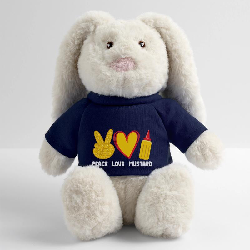 Senf Mustard MiniFeet® RecycelHase® Bunny Cream