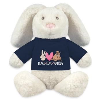 Walross - MiniFeet® RecycelHase® Creme - French Navy - Vorne