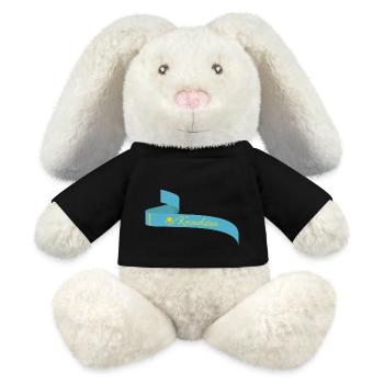 Kasachstan - MiniFeet® RecycelHase® Creme - Schwarz - Vorne