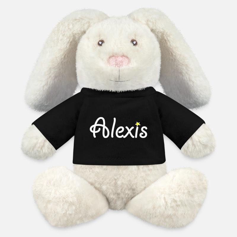 Alexis - MiniFeet® RecycelHase® Creme - Schwarz