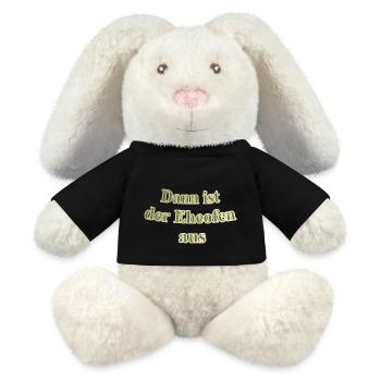Eheofen aus - MiniFeet® RecycelHase® Creme - Schwarz - Vorne