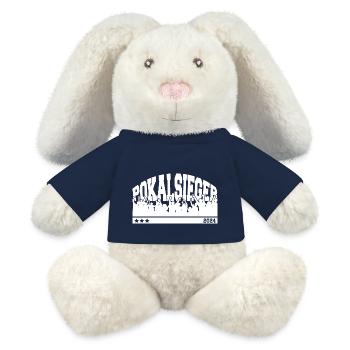 Pokalsieger 2024 - So sehen Sieger aus - MiniFeet® RecycelHase® Creme - French Navy - Vorne