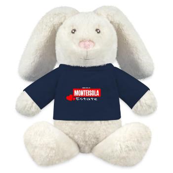 Monteisola Sommer T-Shirts T-Shirts Sweatshirts Gadgets - MiniFeet® RecycelHase® Creme - French Navy - Vorne