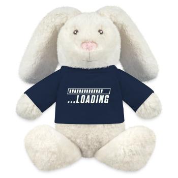 Ladebalken Loading Fortschritt - MiniFeet® RecycelHase® Creme - French Navy - Vorne