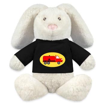 Truck - MiniFeet® RecycelHase® Bunny Cream - black - Front